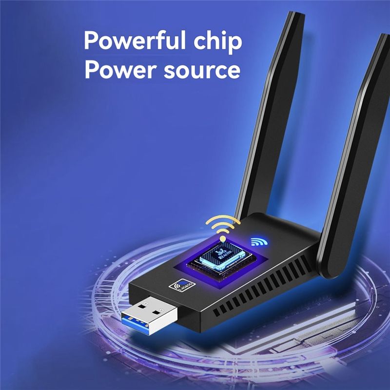 Bluetooth Adapter Receiver - N36R-1300Mbps USB 3.0 Wifi Bluetooth 5.0