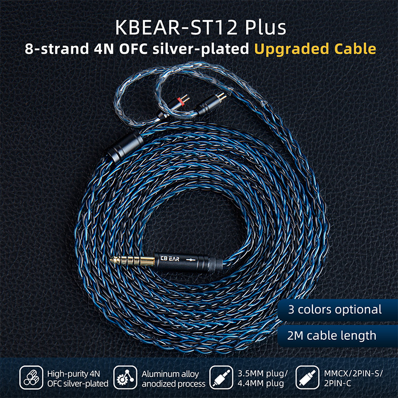 KBEAR ST12 Plus IEM Cable 8 Co - đánh giá và giá In Ear Monitor Iem