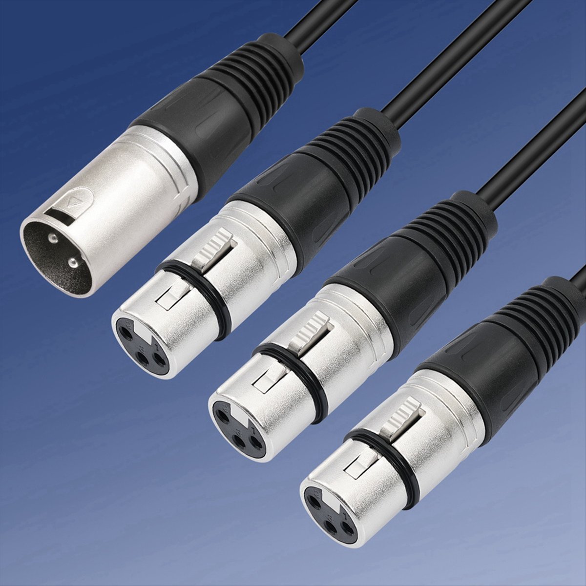 (PQWN) 3Pin XLR Male to 3 Fema - đánh giá và giá Audio Splitter Y