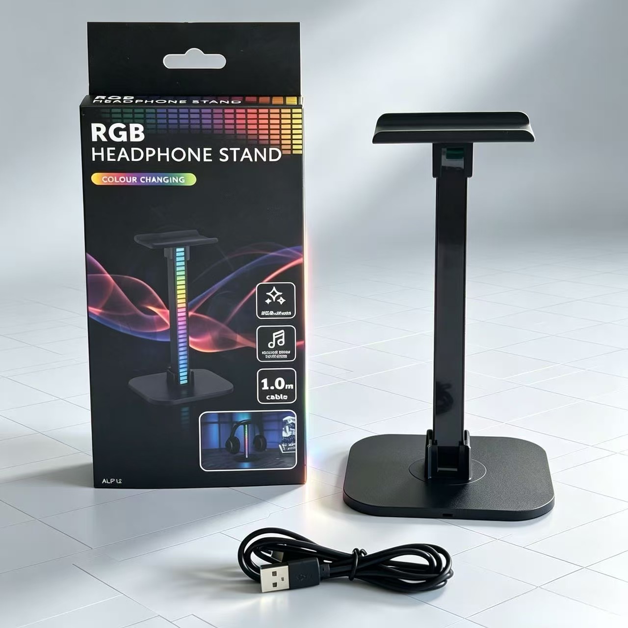 USB Gaming Headphone Stand RGB - đánh giá và giá Headphone Stand Desk