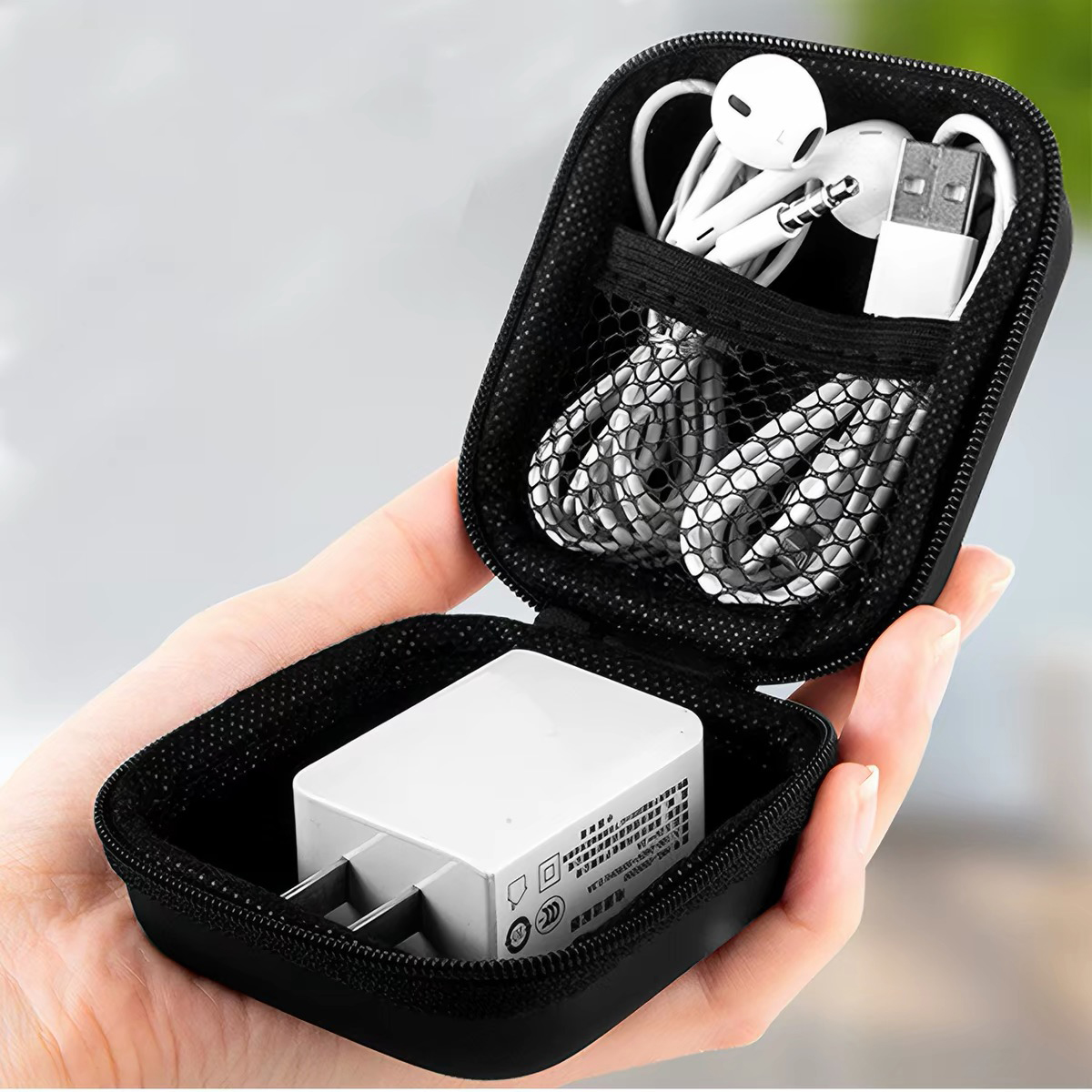 EVA Hard Shell Waterproof Cabl - đánh giá và giá Headphone Case Hard
